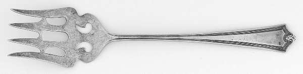 Potomac (Sterling, 1930, No Monograms) Medium Chipped Beef Fork