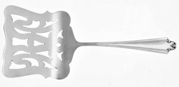 Robert Fulton (Sterling) Pierced Salad Server