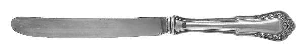 Rosebud (Sterling, 1903) Orange Knife with Silverplate Blade