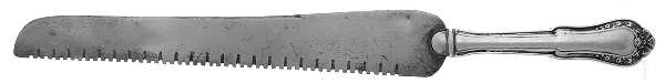 Rosebud (Sterling, 1903) Bread Knife with Silverplate Blade