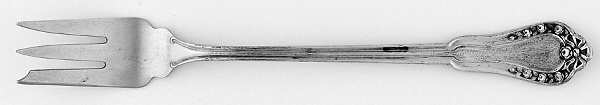 Rosebud (Sterling, 1903) Short Handle Pickle/Olive Fork