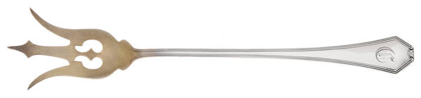 Simplicity (Sterling) Large Lettuce Serving Fork by Saart Brothers