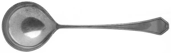 Simplicity (Sterling) Round Bowl Soup Spoon (Gumbo)