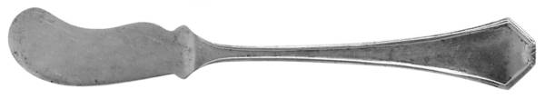 Simplicity (Sterling) Small Flat Handled Butter Spreader