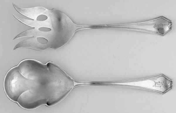 Simplicity (Sterling) (2 Pc) Solid Salad Set