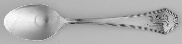 Simplicity (Sterling) Monogram Demitasse Spoon