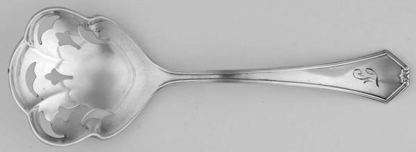 Simplicity (Sterling) Solid Bon Bon Spoon with Pierced Bowl