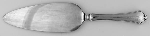 Simplicity (Sterling) Monogram Pie Server,Silverplate Blade