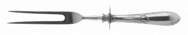 Sylvan (Sterling, 1930) Large Stainless-Prong Roast Carving Fork