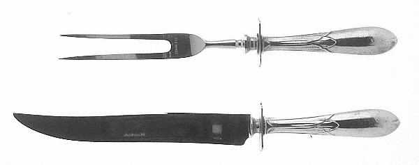 Sylvan (Sterling, 1930) Small Steak 2-Piece Carving Set w/Stainless Blade