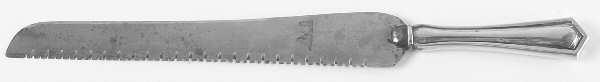 Venetia (Sterling 1909) Bread Knife with Silverplate Blade