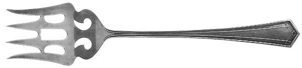 Venetia (Sterling 1909) Medium Chipped Beef Fork