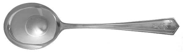 Venetia (Sterling 1909) Round Bowl Soup Spoon (Gumbo)