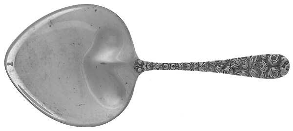 Baltimore Rose (Sterling, 1905, Plain) Tea Caddy Spoon