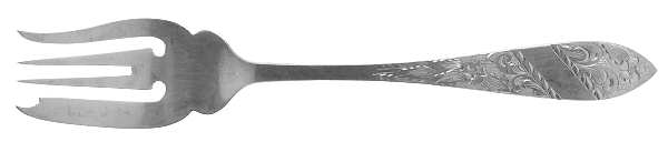 Frabee (Sterling, 1936, No Monograms) Individual Salad Fork