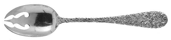 Hand Chased Rose (Sterling, 1906) Ice Cream Fork