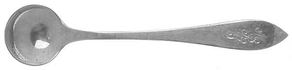 La Rochelle (Sterling, 1895, No Monograms) Master Salt Spoon