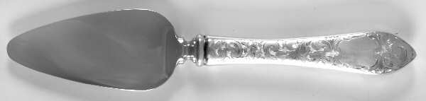 Lorraine (Sterling, 1896, Oval) Cheese Server with Stainless Blade