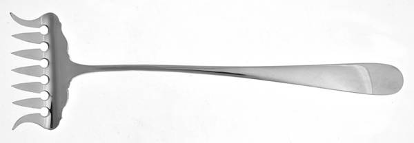 Old English (Sterling, 1895) Bacon Fork (All Solid Piece)