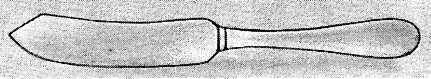Old English (Sterling, 1895) Flat Handle Butter Spreader