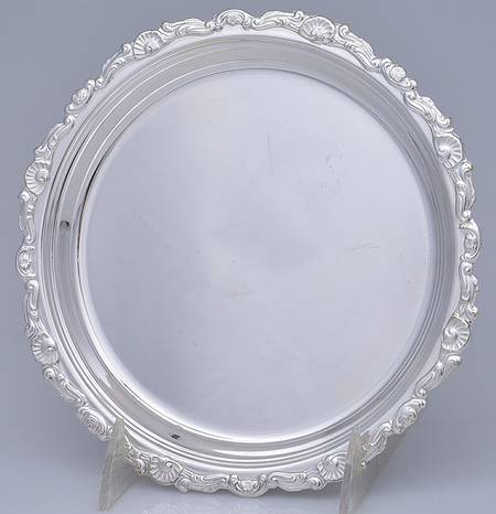 Silverplate Hollowware 7" Round Tray