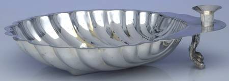 Silverplate Hollowware Silverplate Shrimp Cocktail Shell Bowl
