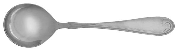 SEO3 (STAINLESS) Round Bowl Soup Spoon (Cream Soup)