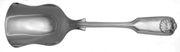 Fiddle-Thread and Shell (Silverplate) Ice Cream Spoon Individual