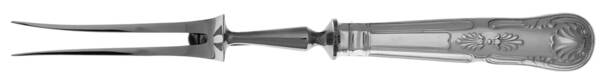 Kings (Silverplate) Large Stainless-Prong Roast Carving Fork