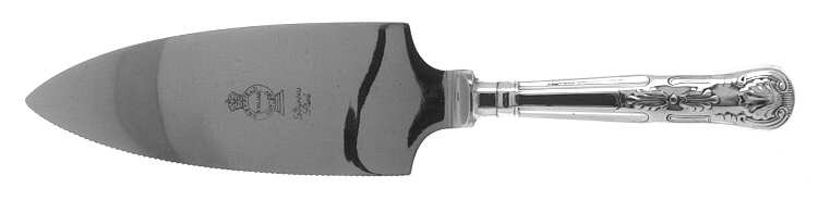 Kings (Silverplate) Pie & Cake Server with Stainless Blade