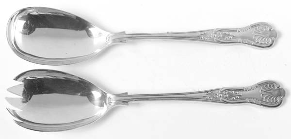 Kings (Silverplate) (2 Pc) Solid Salad Set