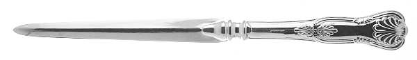 Kings (Silverplate) Letter Opener Solid Piece