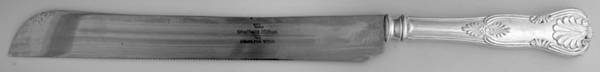 Kings (Silverplate) Wedding Cake Knife with Stainless Blade