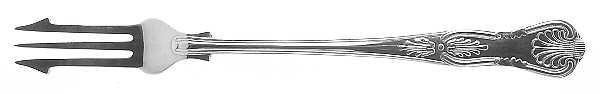 Kings (Silverplate) Long Handle Pickle/Olive Fork