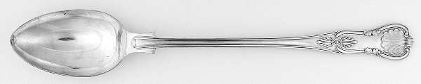 Kings (Silverplate) Large Solid Dressing Spoon