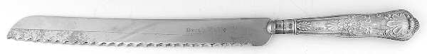 Kings (Silverplate) Bread Knife with Stainless Blade