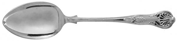 Kings (Silverplate) Solid Berry Spoon/Tablespoon