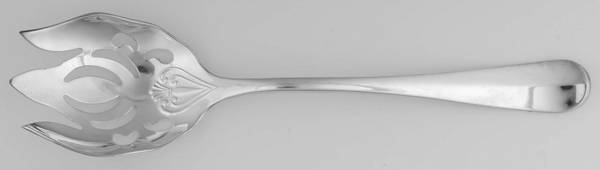 Rattail (Silverplate) Solid Salad Serving Fork