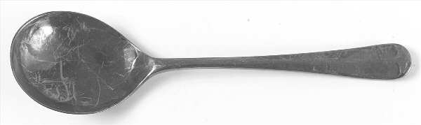 Rattail (Silverplate) Round Bowl Soup Spoon (Gumbo)