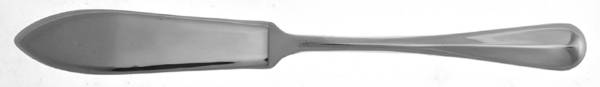 Rattail (Silverplate) Flat Handle Master Butter Knife