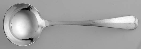 Rattail (Silverplate) Solid Piece Cream Ladle