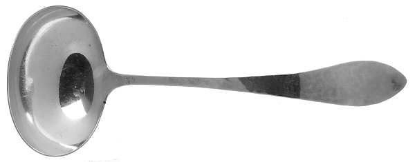 Antique (Sterling, 1904) Solid Piece Cream Ladle