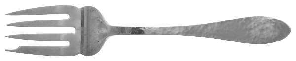 Antique (Sterling, 1904) Small Solid Cold Meat Serving Fork