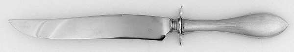 Buckingham (Sterling, 1915) Small Carving Knife W/Sterling Guard
