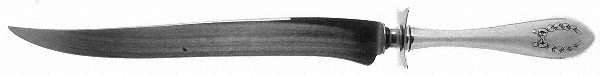 Napoleonic (Sterling, 1905) Large Stainless Blade Roast Carving Knife