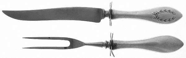 Napoleonic (Sterling, 1905) Small Steak 2-Piece Carving Set w/Stainless Blade