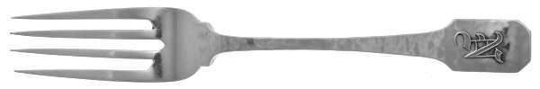 Norman Hammered (Sterling, 1909) Solid Youth Tea Fork