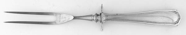 Winchester (Sterling, 1910) Small Steak Carving Fork with Stainless Prongs