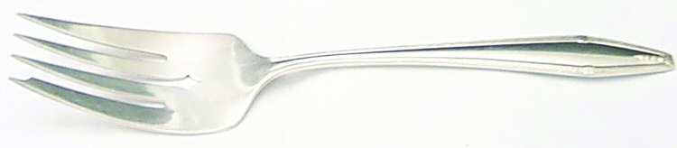 Formality (Sterling, 1942, No Monograms) Medium Solid Cold Meat Serving Fork