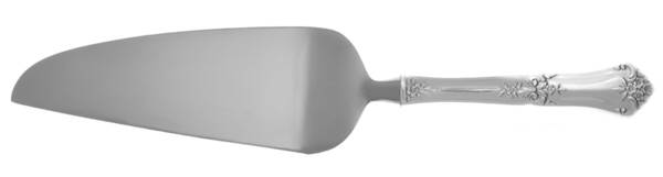 Stately (Sterling, 1948, No Monograms) Pie and Cake Server with Stainless Blade HC